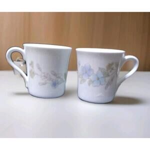 Corelle By Corning Pastel Bouquet Cups/ Mugs Discontinued 1970's VTG
